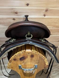 17 Big Horn Double Comfort Equi-fit Flex Western Trail Saddle Model 1658