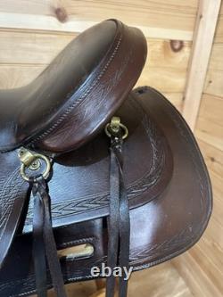 17 Big Horn Double Comfort Equi-fit Flex Western Trail Saddle Model 1658