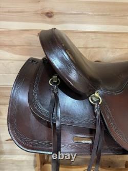 17 Big Horn Double Comfort Equi-fit Flex Western Trail Saddle Model 1658