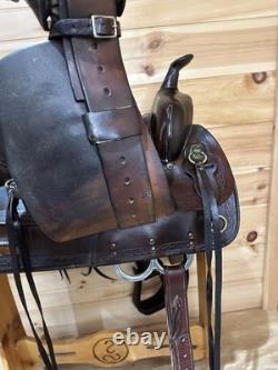 17 Big Horn Double Comfort Equi-fit Flex Western Trail Saddle Model 1658