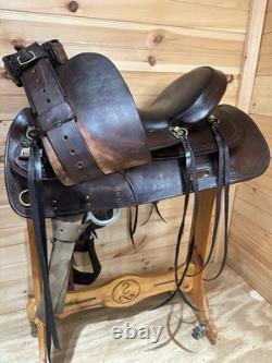 17 Big Horn Double Comfort Equi-fit Flex Western Trail Saddle Model 1658