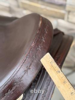 17 Big Horn Flexible Western Trail Horse Saddle- Ex Cond, Clean