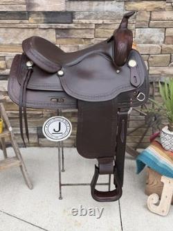 17 Big Horn Flexible Western Trail Horse Saddle- Ex Cond, Clean