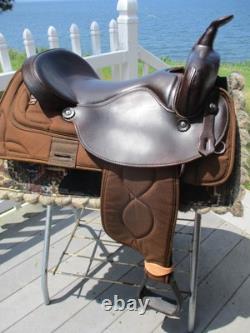 17'' Big Horn Roper # 278 Western saddle FULL QH BAR LEATHER /CORDURA
