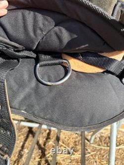 17 Big Horn Synthetic Western Saddle 602 Black SQHB