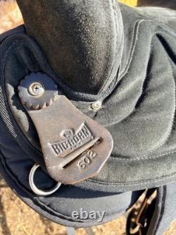 17 Big Horn Synthetic Western Saddle 602 Black SQHB