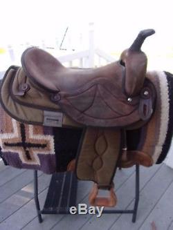 17 Big Horn Western Saddle #502 SYNTHETIC QHBARS