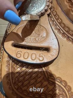17 Billy Cook Maker Reiner Western Saddle Model 6005