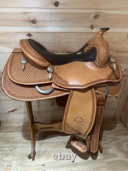17 Billy Cook Maker Reiner Western Saddle Model 6005