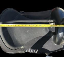 17'' Black Abetta ALL AROUND 20515-7 Western trail saddle QH BARS