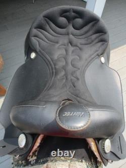17'' Black Wintec Western trail saddle regular QH BARS USA