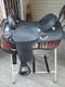 17'' Black Wintec Western Trail Saddle Regular Qh Bars W 34''neoprene Cinch Usa