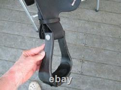 17'' Black Wintec Western trail saddle regular QH BARS w 34''Neoprene cinch USA