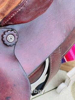 17 Blue Ridge Roping Saddle, Western, Ranch Saddle, Clean