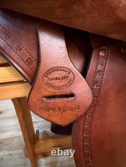 17 Brenneman's Gaited Western Trail Saddle 080754