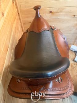 17 Brenneman's Gaited Western Trail Saddle 080754
