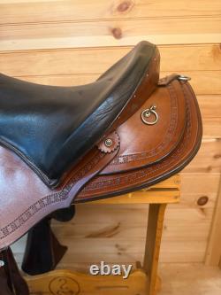 17 Brenneman's Gaited Western Trail Saddle 080754