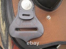 17'' Brown ORIGINAL abetta 20501-7 Western Trail saddle Regular QH BARS