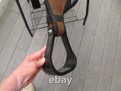 17'' Brown ORIGINAL abetta 20501-7 Western Trail saddle Regular QH BARS
