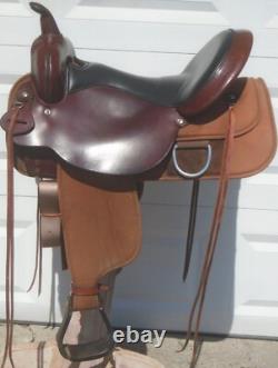 17 CIRCLE Y High Horse LOCKHART 6910 LightWeight Cordura & Leather Trail SADDLE