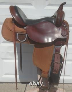 17 CIRCLE Y High Horse LOCKHART 6910 LightWeight Cordura & Leather Trail SADDLE