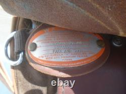 17 CIRCLE Y High Horse LOCKHART 6910 LightWeight Cordura & Leather Trail SADDLE