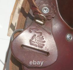 17 CIRCLE Y High Horse LOCKHART 6910 LightWeight Cordura & Leather Trail SADDLE