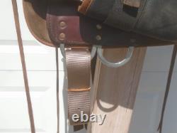 17 CIRCLE Y High Horse LOCKHART 6910 LightWeight Cordura & Leather Trail SADDLE