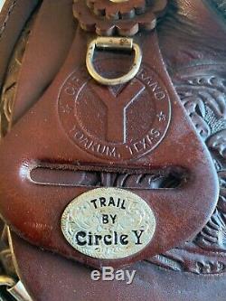 17 CIRCLE Y Park & Trail Western Horse Saddle