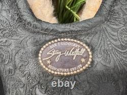 17 CIRCLE Y Stacy Westfall Magnolia Western Trail Saddle WIDE TREE