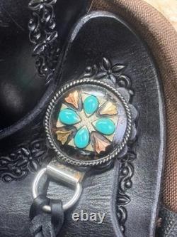 17 CIRCLE Y Stacy Westfall Magnolia Western Trail Saddle WIDE TREE