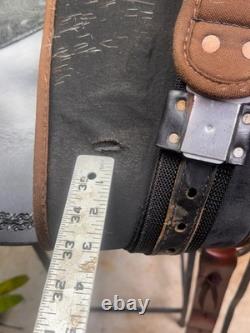 17 CIRCLE Y Stacy Westfall Magnolia Western Trail Saddle WIDE TREE