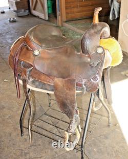 17 Cajun's Cutting Saddle Cajun's Fort Worth Texas Western Saddle