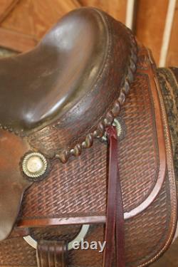 17 Cajun's Cutting Saddle Cajun's Fort Worth Texas Western Saddle