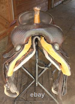 17 Cajun's Cutting Saddle Cajun's Fort Worth Texas Western Saddle