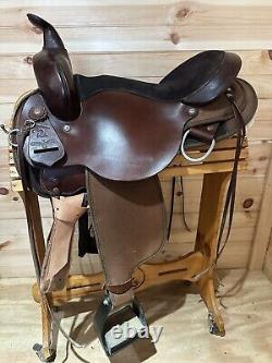 17 Circle Y High Horse El Campo Gaited Western Trail Saddle Model 6970