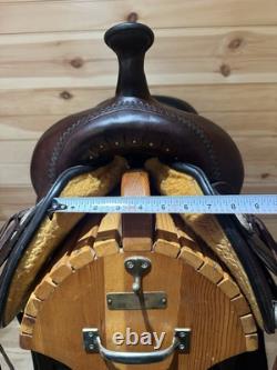 17 Circle Y Omaha Flex-Lite Round Skirt Western Trail Saddle Model 1554