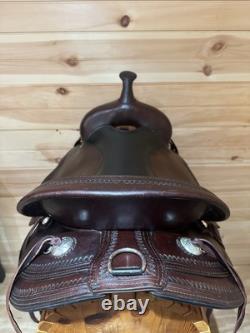 17 Circle Y Omaha Flex-Lite Round Skirt Western Trail Saddle Model 1554
