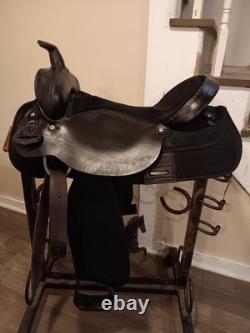 17 Circle Y Park & Trail Synthetic Western Saddle FQHB