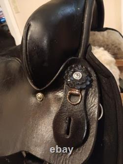 17 Circle Y Park & Trail Synthetic Western Saddle FQHB