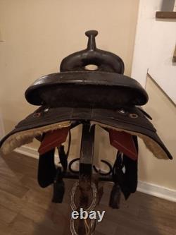 17 Circle Y Park & Trail Synthetic Western Saddle FQHB