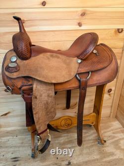 17 Circle Y Pro Cutter Western Saddle Model 2530
