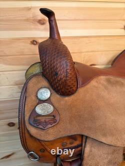 17 Circle Y Pro Cutter Western Saddle Model 2530
