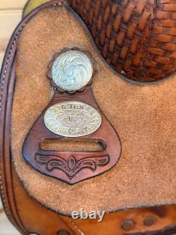 17 Circle Y Pro Cutter Western Saddle Model 2530