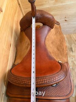 17 Circle Y Pro Cutter Western Saddle Model 2530