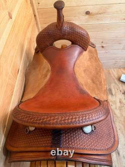 17 Circle Y Pro Cutter Western Saddle Model 2530