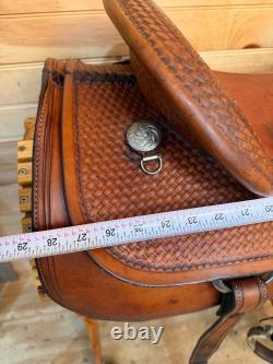 17 Circle Y Pro Cutter Western Saddle Model 2530