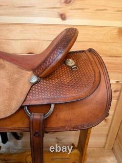 17 Circle Y Pro Cutter Western Saddle Model 2530