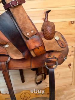 17 Circle Y Pro Cutter Western Saddle Model 2530