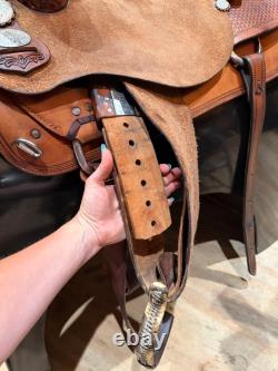 17 Circle Y Pro Cutter Western Saddle Model 2530